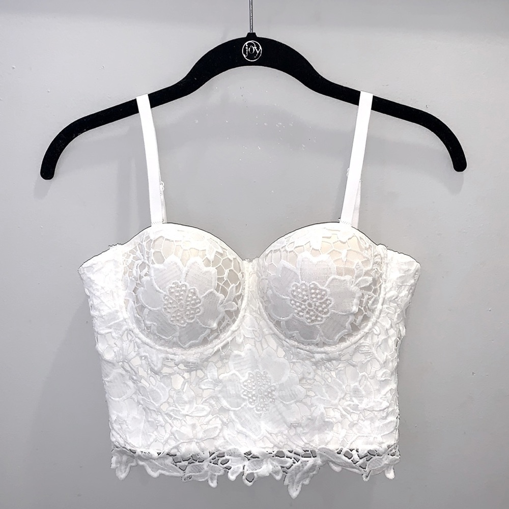 White corset top!